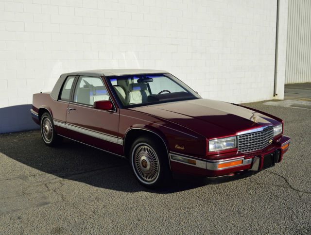 1989 Cadillac Eldorado LOW MILES-Autocheck Certified-1 Owner-NO RESERVE