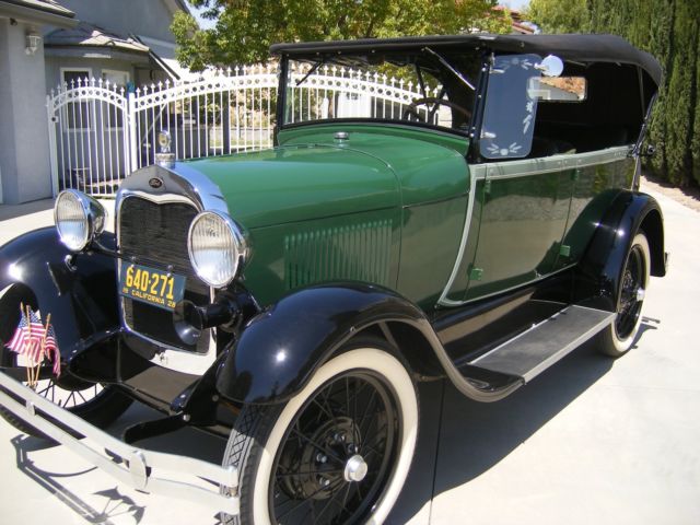 1928 Ford Model A Green