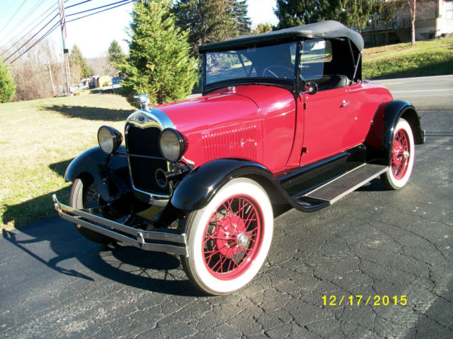 1929 Ford Model A Convertible