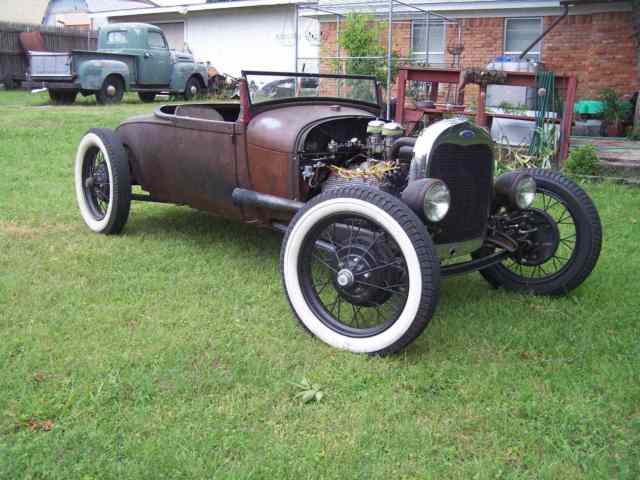 1929 Ford Model A Roadster, Original Henry Ford Steel