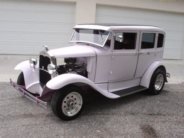 1930 Ford Model A Mauve colored tweed