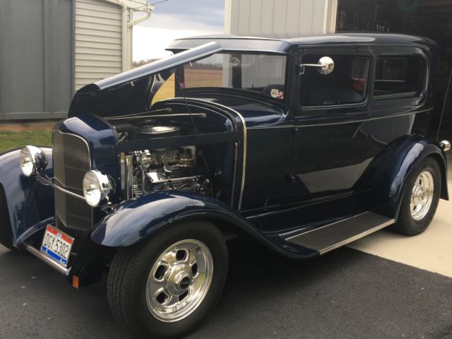 1930 Ford Model A blue