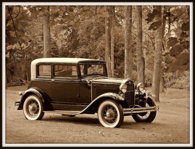 1931 Ford Model A Victoria Leatherback