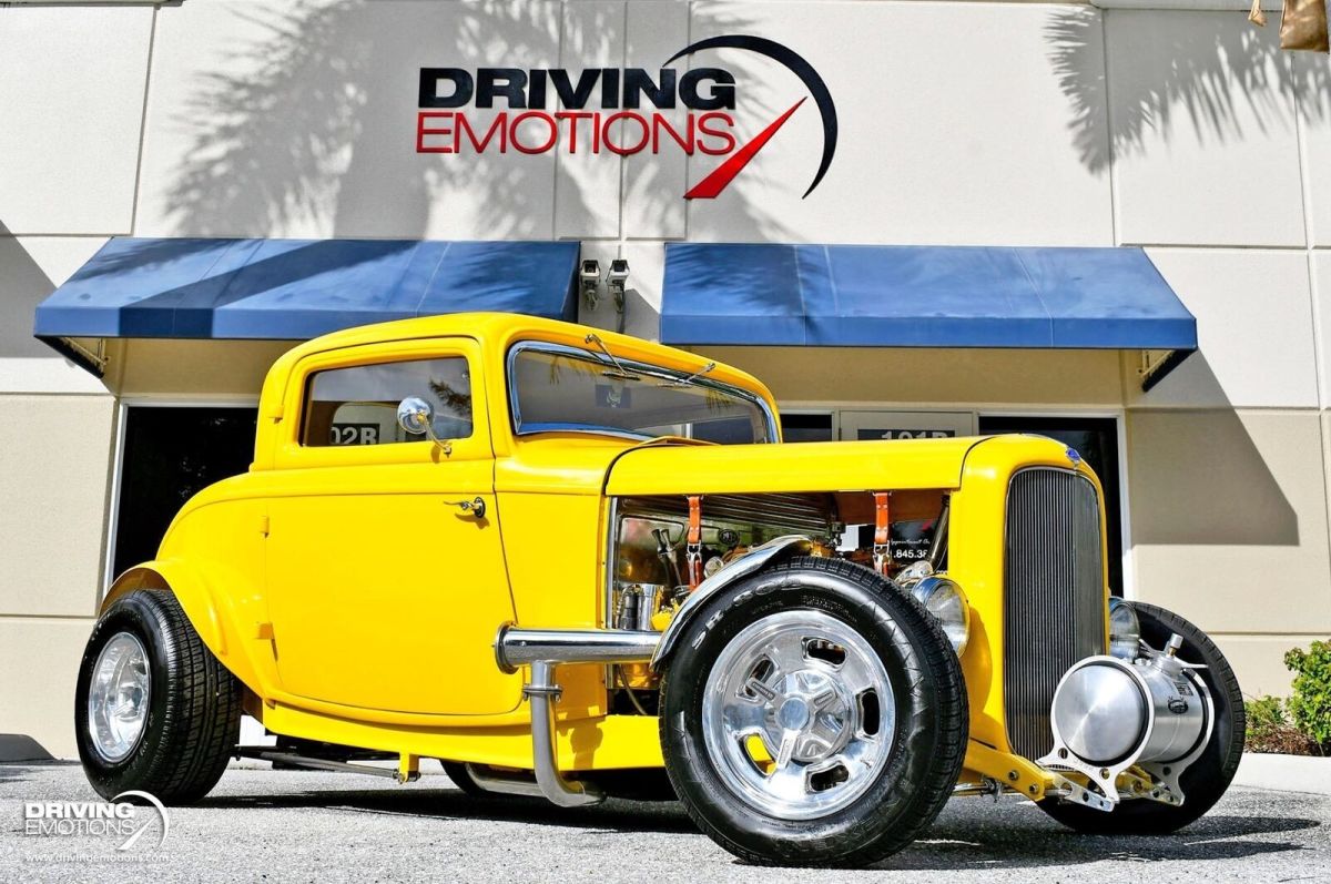 1932 Ford 3-Window Coupe Hot Rod Steel Body