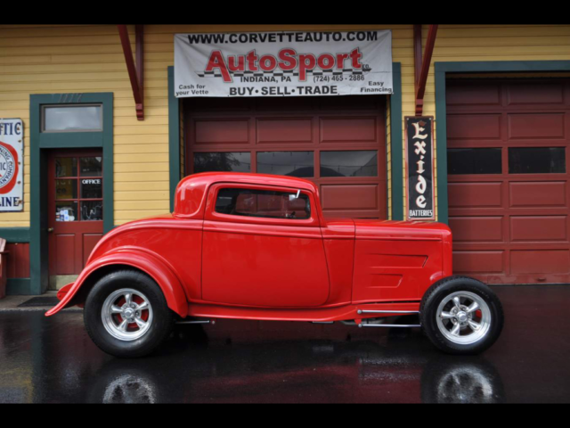 1932 Ford Model A 3 Window Deuce High Boy Coupe w/ Cold AC!