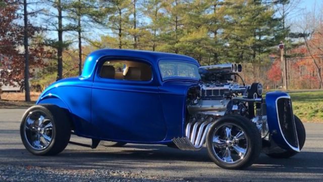 1933 All Steel Ford Coupe Hot Rod Blown Ford Big Block 460 For Sale Photos Technical Specifications Description