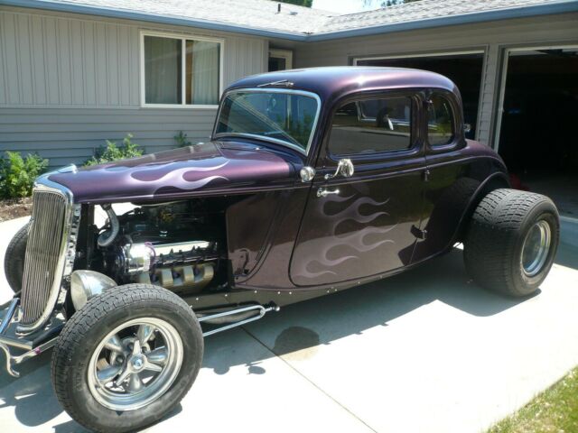 1934 Ford coup 5 window modified hot rod