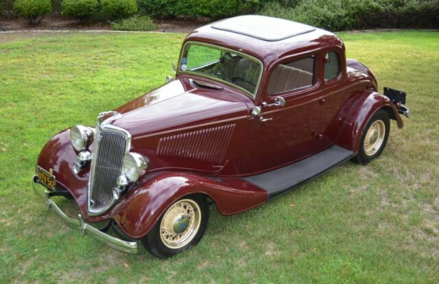 1934 Ford Coupe Custom, Henry Ford CA â€œBlack Plateâ€ Car, Multi Award Winner