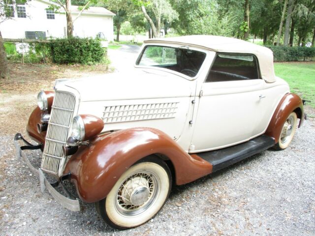 1935 Ford Cabriolet 3 Window Convertible Roadster