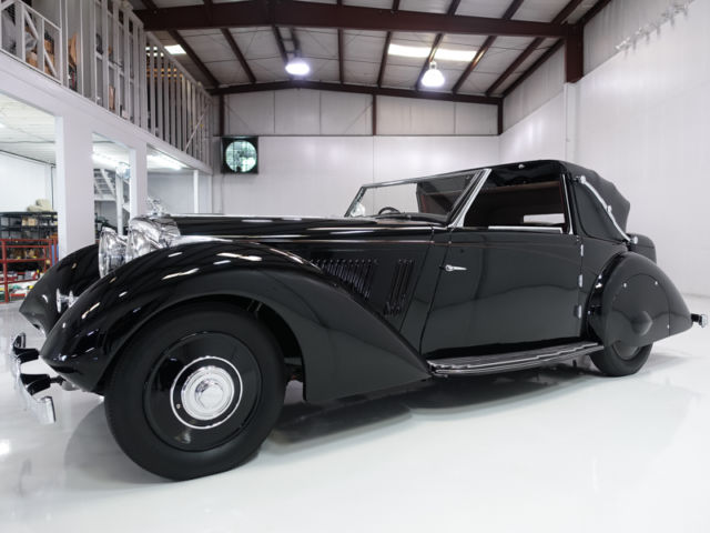1936 Bentley 3 1/2 Litre Sedanca Coupe, 1 of 1 with unique Windovers coachwork