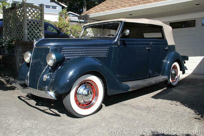 1936 Ford Model 68 V8 Convertible Sedan. Excellent. See VIDEO