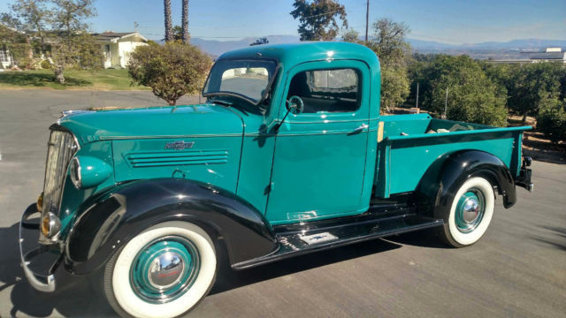 1937 Chevrolet Other Pickups Teal with Black