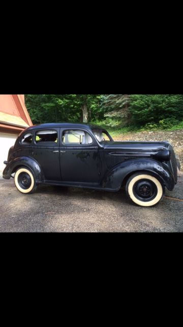 1937 Plymouth 4 door coupe