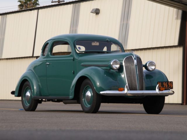 1937 Plymouth Businessman's Coupe Mint Collectible Barn Yard Find w/Docs