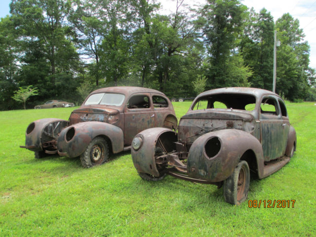 1939 Mercury 2 Door Sedan BOTH CARS Hot Rat Rod 40 Ford Barn Patina Coupe