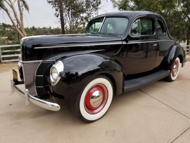 1940 Ford Deluxe Business Coupe BEAUTIFUL STOCK RESTORATION