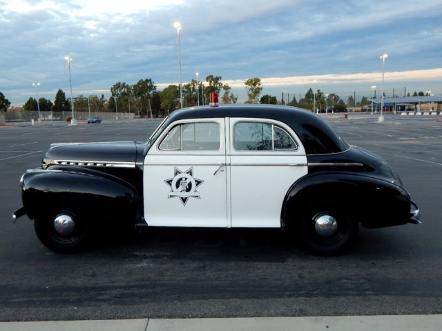 1941 Chevrolet Special Deluxe Squad Car Special Deluxe Police Squad Car Sedan