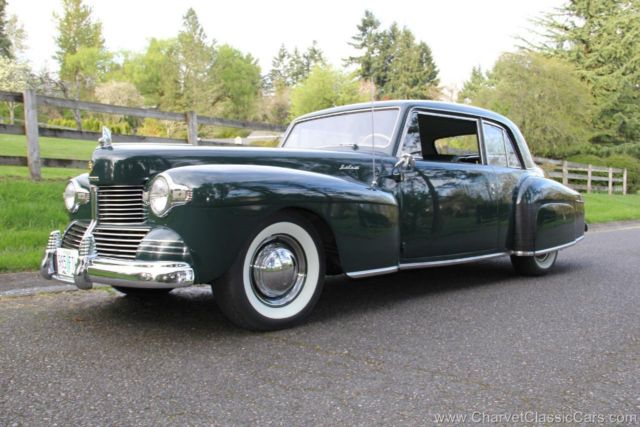 1942 Lincoln Continental Coupe. CCCA Nat'l First Place. SEE VIDEO.
