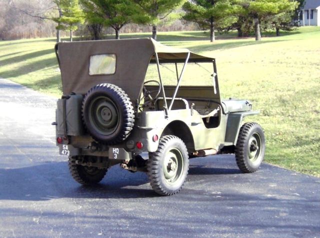 1943 Willys MB Ford GPW Military Jeep WWII Willys