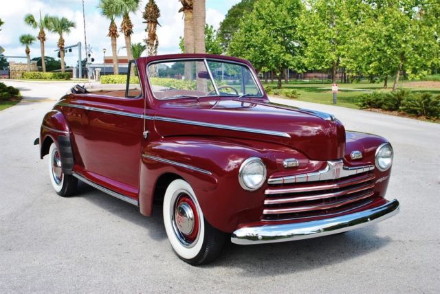 1947 Ford Super Deluxe Convertible Restored Simply Stunning!