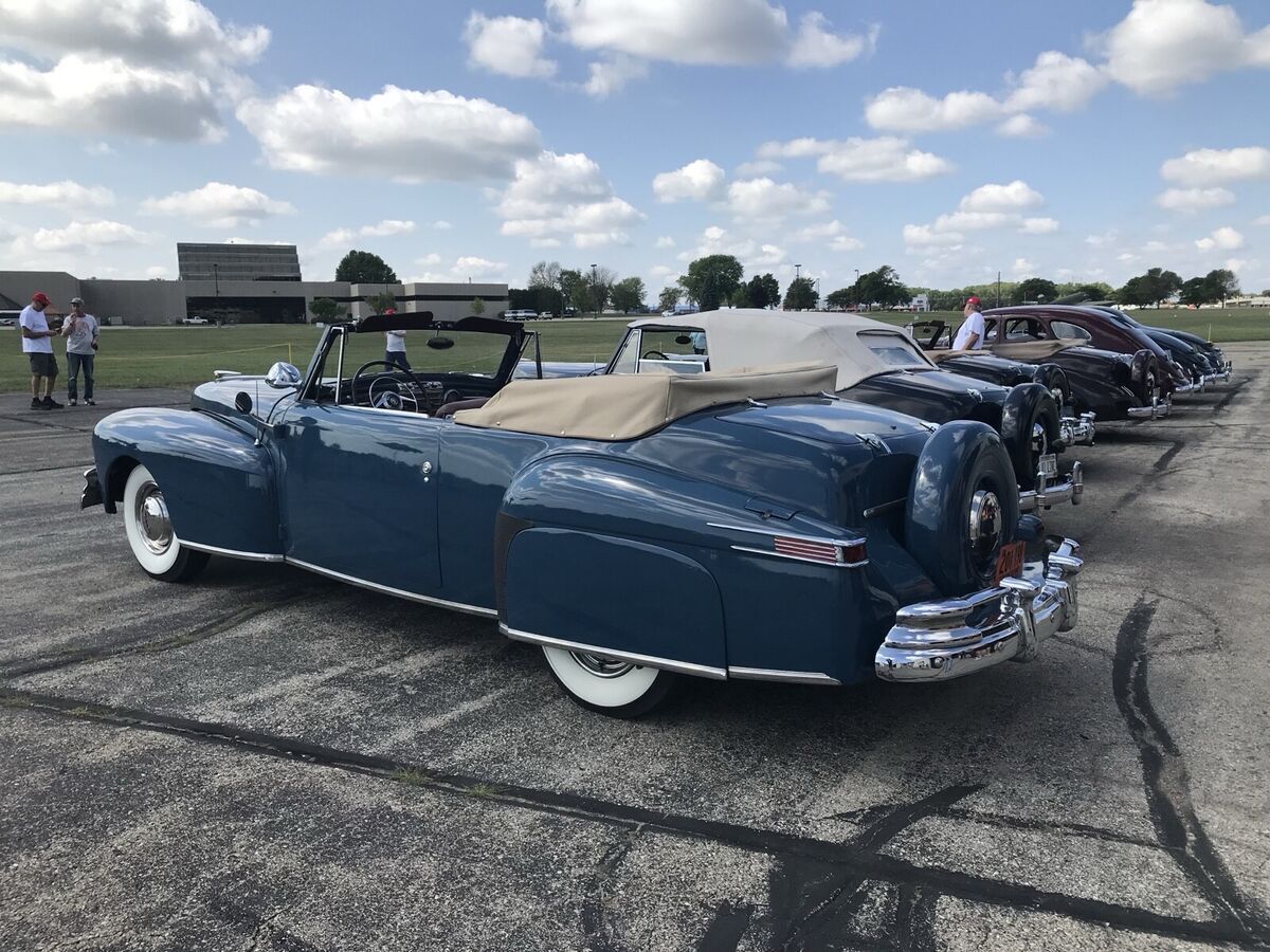 Lincoln Continental Convertible Blue For Sale