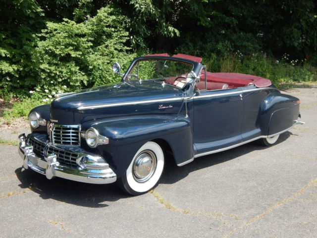 1948 Lincoln 876H Series convertible coupe
