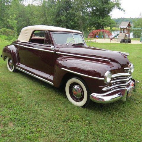 1948 Plymouth super deluxe convertible