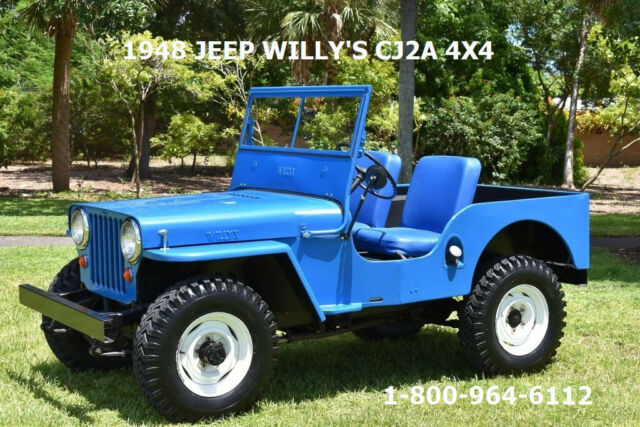 1948 Willys 1948 WILLYS CJ-2A 4X4 CJ CJ3 JEEP MILITARY NO RUST