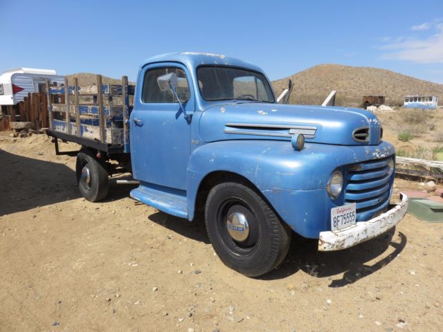 1949 Ford F3 Stake Bed NO RESERVE