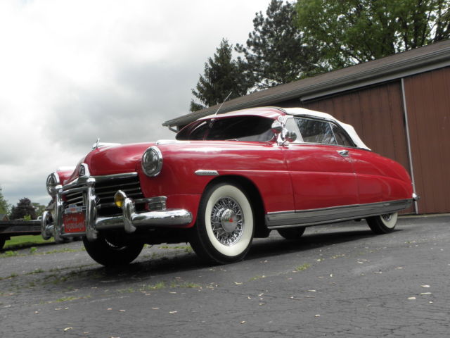 1949 Other Makes HUDSON COMMODORE SIX CONVERTIBLE BROUGHAM CHROME WIRE WHEELS