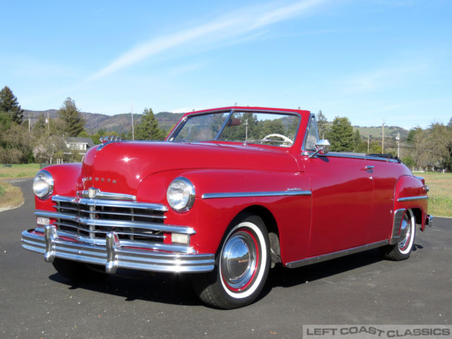 1949 Plymouth special deluxe convertible