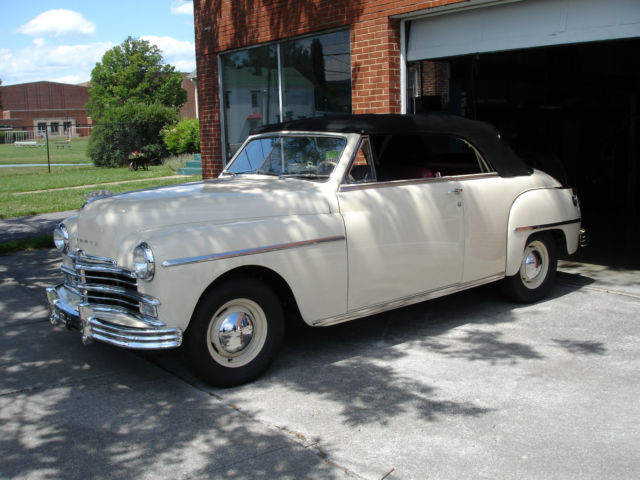 1949 Plymouth super deluxe convertible
