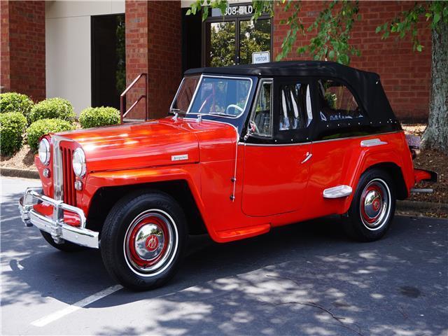 1949 Willys JEEPSTER RED
