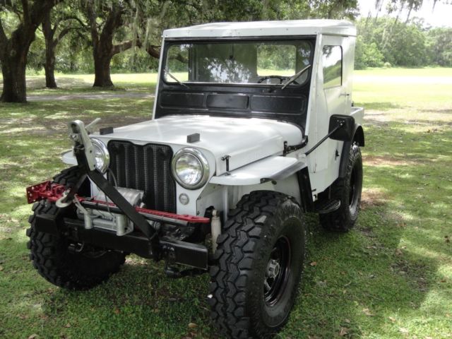 1950 JEEP WILLY'S CJ3A 4X4 ONE OF A KIND LIFTED 35S AUTO