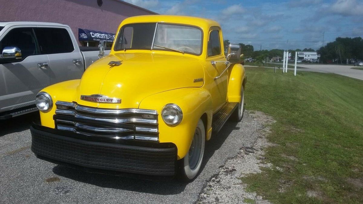 1951 Chevrolet 3/4 ton yellow