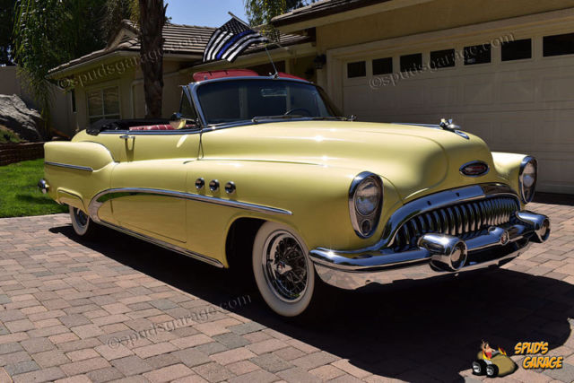 1953 Buick Super Convertible Coupe Model 53-56C, Style 53-4567X
