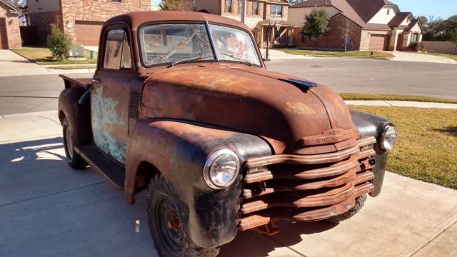 1953 Chevrolet Texas Pickup Truck + See Video! Chevy with Ford 9&quot; Rear End for sale: photos ...