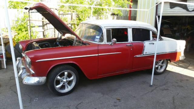1955 Chevrolet Bel Air/150/210 Red/White