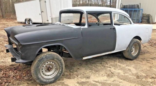 1955 Chevrolet Bel Air/150/210 1955 Chevy Gasser project roller 9 inch i beam nj