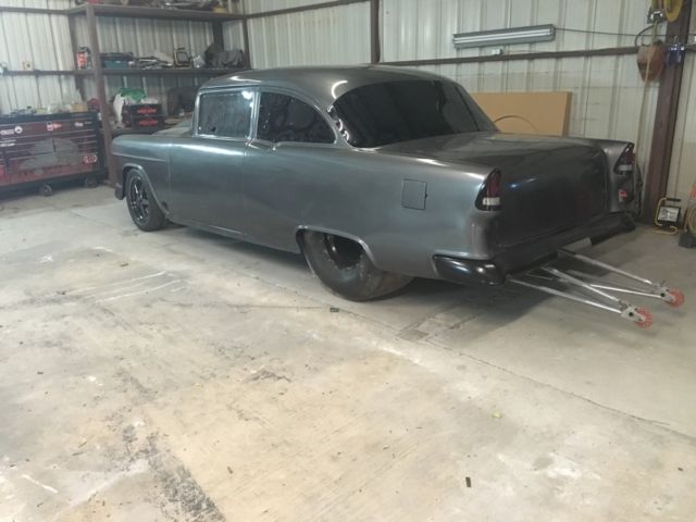 1955 CHEVY PRO-STREET DRAG CAR ROLLING CHASSIS W\/PAPER for ...