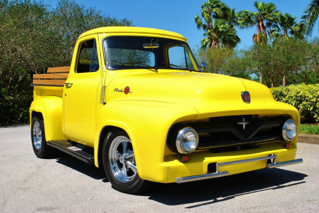 1955 Ford F-100 Custom Build! 350 V8 Buckets Console Must See!