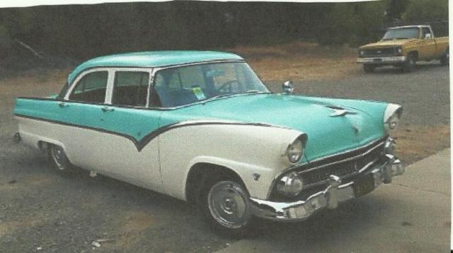 1955 Ford Fairlane White