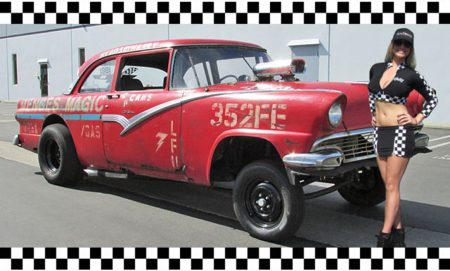 1956 Ford Fairlane HOT ROD GASSER !