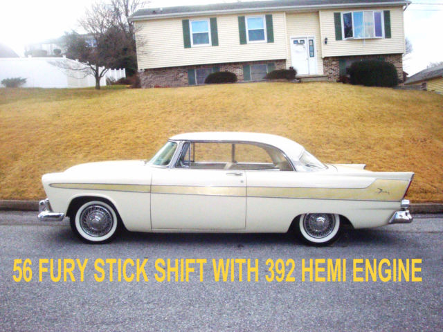 1956 Plymouth Fury CHROME AND GOLD ANADIZED