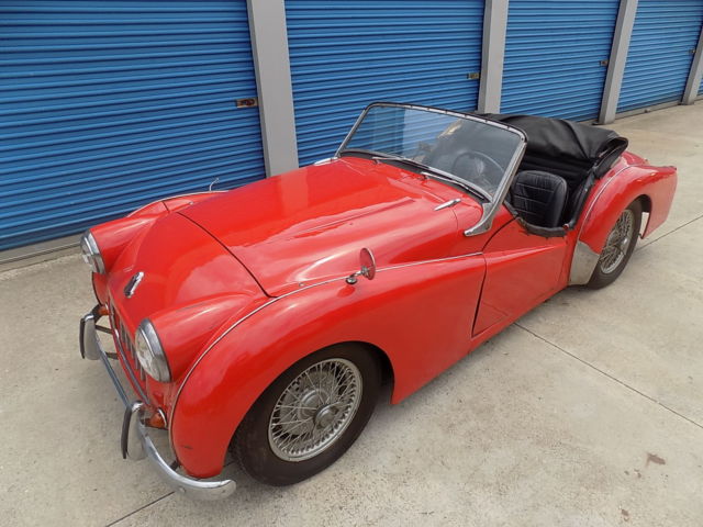 1956 Triumph Tr3 Small Mouth Roadster With Rare Overdrive