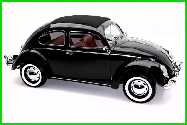1957 Volkswagen Beetle - Classic black/red Sunroof