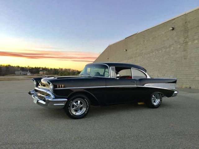 1957 Chevrolet Bel Air/150/210 Black on Black and Red