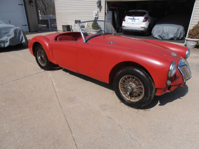 1957 MG MGA Roadster Convertible with wire wheels