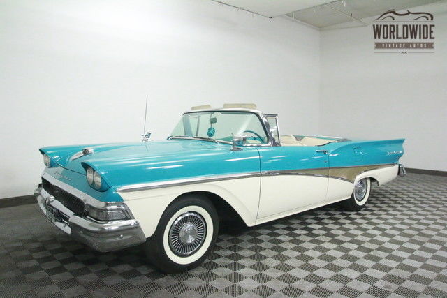 1958 Ford Fairlane TWO OWNER RETRACTABLE! INTERCEPTOR ENGINE!