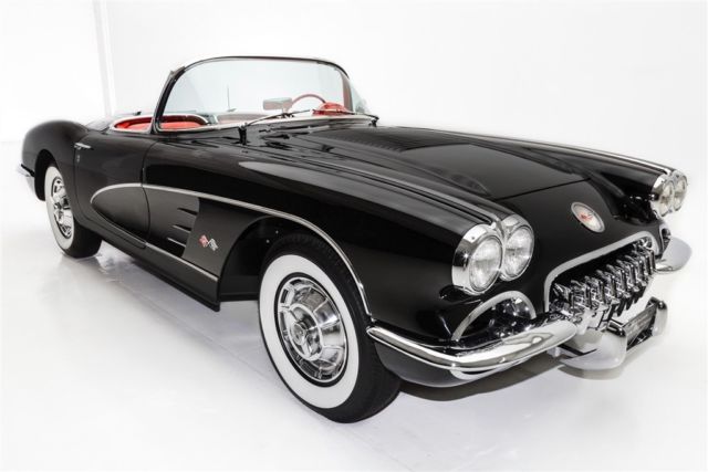 1958 Chevrolet Corvette Black & Red Frame-Off (WINTER CLEARANCE SALE $129,
